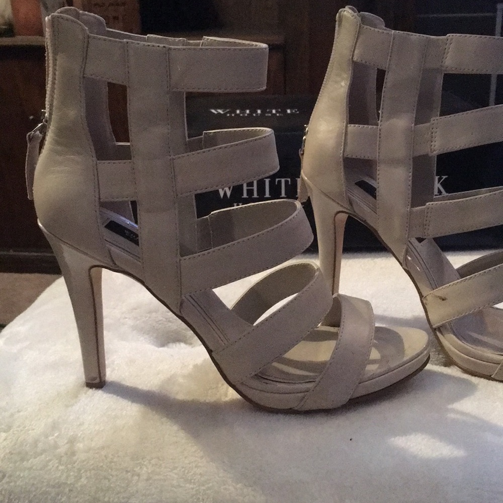 White House Black Market strappy heels